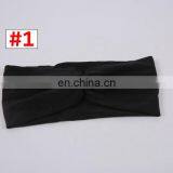 Girl Solid Nylon Headband Kids Concise Handmade Headwear 10colors thumbnail-3