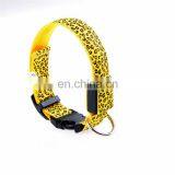 Factory Wholesale Leopard Print Dog Cat Safety Glow Flashing Led Pet Collar thumbnail-4