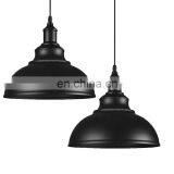 Американский современный декор для дома. Лофт-стильный ретро черный подвесной светильник в винтажном промышленном стиле thumbnail-4