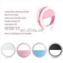 2021 Factory Price Dimmable Selfie Ring for Makeup Video Photographic Lighting USB Charger LED Selfie Ring Light thumbnail-4