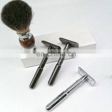 Shaving Kit With Gift Box Brush Safety Razor Shaving Stand Double Edge Blade Razor With Reliable Supplier thumbnail-1