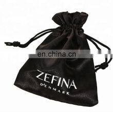 Wholesale Custom High Quality Drawstring Bag Satin Gifts Bags With Print Logo Design thumbnail-3