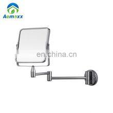 Aemaxx Bathroom Wall Mounted Metal Square Double Side Makeup Mirror thumbnail-2