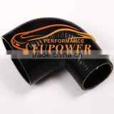 ID:1.5" to 2" inch 90 Degree Silicone Reducer Elbow Hose pipe Turbo intercooler /Heater/Radiator/Oil cooler Coupler Hose black