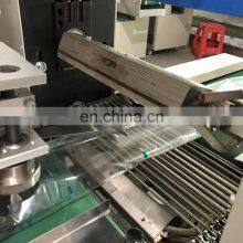 Полностью сервоприводной горизонтальный упаковочный автомат для розеток, упаковочное оборудование для заправки и упаковки выключателей, подушковые пакеты 120-450 мм thumbnail-5