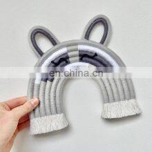Hot Sale Macrame Animal Character, Raccoon Nursery Decor Boho Nursery Baby Room Wall Decoration Vietnam Supplier thumbnail-4