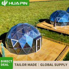 Outdoor Durable Geodesic Glass Wall Dome Tent for Eco Living thumbnail-4