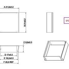 SMD EFD20 High-frequency Transformer Accessory. EFD20 Transformer Bobbin, EFD20 Transformer Core, EFD20 Transformer Clamp. Dongguan Provides One-stop Production Services. Affordable Prices. thumbnail-5