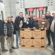 Full Automatic High-Strength Recycled Material Machinery for Making Wood Pallets Compressed Wood Production Machines thumbnail-3