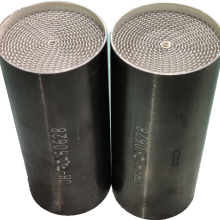 JHM-HI Motorcycle Catalytic Converter | Metal Honeycomb Catalytic Converter, Meeting Euro V Emission Standards Requirements thumbnail-3