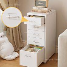 Professional Salon Beauty Trolley for Makeup and Nail Polish | 6 Drawer Metal Rolling Cart | Stain Resistant Black thumbnail-1