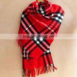 High Quality Fashionable Cotton Cashmere Imitation Tassel Scarf thumbnail-2