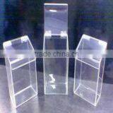 Clear Acrylic Storage Boxes With Hinged Lid thumbnail-1