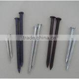 Black/galvanized Grooved Concrete Nails