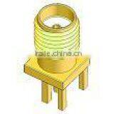 SMA RF Connector for PCB Mount Jack