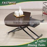 2 in 1 Extendable and Ajustable Dining Table for Dining Room Furniture thumbnail-4