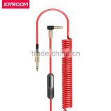 3.5mm Aux Hands-free Stereo Audio Cable 1.5M Universal Spring Ure Audio Cable Male to Male Joyroom S603 MT-5794