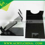 Black Acrylic Electric Hair Cutter Display With Hot-bend Forming, 5mm Imported Plexiglass Hair Cutter Holder With Engraving thumbnail-1