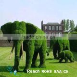 Factory price artifical animal sculpture garden decoration grass elephant statues