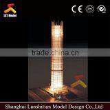 Chinese Style Commercial Building Architectural Plastic Models With Lighting System