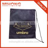 High quality light black non woven drawstring bag/ non-woven bag drawstring