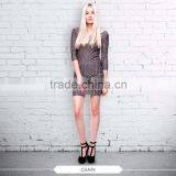 High Quality Dress Fullprint 3D Digital Ready Stock Custom Sublimation Print for Women Ladies Fashion Dress thumbnail-5