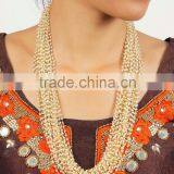 Amazing Bollywood Style Pearl Strings Set thumbnail-2