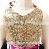 2016 Wholesale Summer Bodysuit Cotton Yarn Baby Kids Clothes Paillette Top thumbnail-3