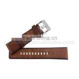 Vintage Italian Leather Watch Band 24*22mm Leather Watch Strap thumbnail-5