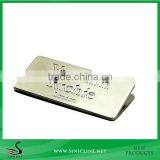 Sinicline Metal Material Tag Metal Name Tag for Cloth