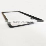 Wholesale America Size Stainless Steel Matte Black Painted Car License Number Plate Frame thumbnail-4