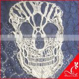 cheerslife Fashion Skull Design Cotton Embroidery Lace
