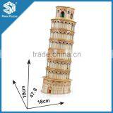 Italy Famous Leaning Tower 3d Paper Foam Puzzle Building Model thumbnail-1