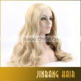 2016 High Quality Blonde Long Loose Curl Synthetic Lace Front Wigs Heat Resistant Lace Front Wigs thumbnail-6