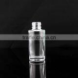 Clear High Quality Lotion Glass Bottle With Black Cap thumbnail-3