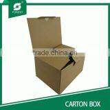 Plain Kraft Paper Cartons Corrugated Box Packaging Box