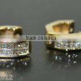 18 K -WHITEGOLD- DIAMOND EARINGS thumbnail-1