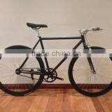 700C Hi-ten Steel All Black Fixed Gear Bicycle Bike KB-700C-M16049 thumbnail-6