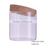 38oz Glass Bottles and Jars/cler Cork Lid Container Jars Wholesale for Store thumbnail-3