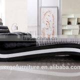 Hot Seller Modern Leather Bed Set thumbnail-2