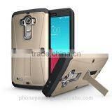 3 in 1 Heavy Duty Defender Shockproof Cover with stand for LG G4