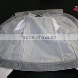 Women Jeans Jacket With White PU Jacket 2016 New thumbnail-1