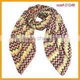 Specialized Chiffon Chevron Square Scarf thumbnail-1