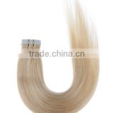 20 inch Color 613 Light Blonde Tape in Human Hair Extensions