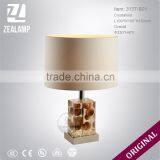 DIY Wooden Ball Resin Luxury Unique Amber Table Lamps Modern Hotel Table Lamp thumbnail-3