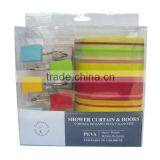 Design PEVA Shower Curtain Set