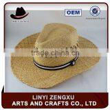 Straw Knitted Outdoor Cowboy Man Hat for Festival thumbnail-3