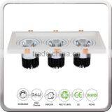 Two Three Heads Rectangular Led Grille Lamp Light Fixture Led Light Indoor Lighting 2*15W Downlight thumbnail-2