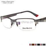 New Italy Design Glasses Frame Classic Stainless Steel Metal Eyeglasses Optical Frames Eyewear SM4014 thumbnail-2