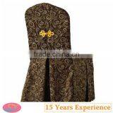 2015 Newset Low Price Wedding Rosette Hotel Chair Cover thumbnail-1